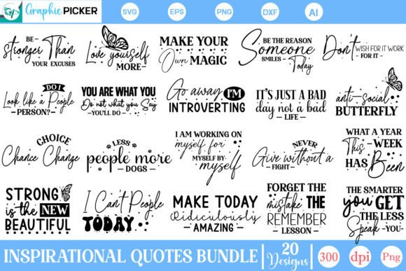 Download Inspirational Quotes Bundle - Inspirational quotes Collection
