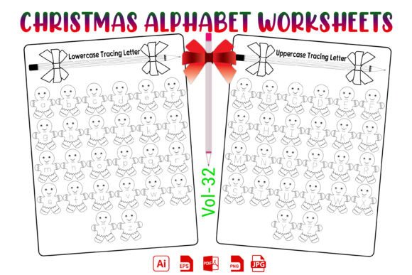 Download Holiday Christmas ABC Tracing Book - Tracing Collection