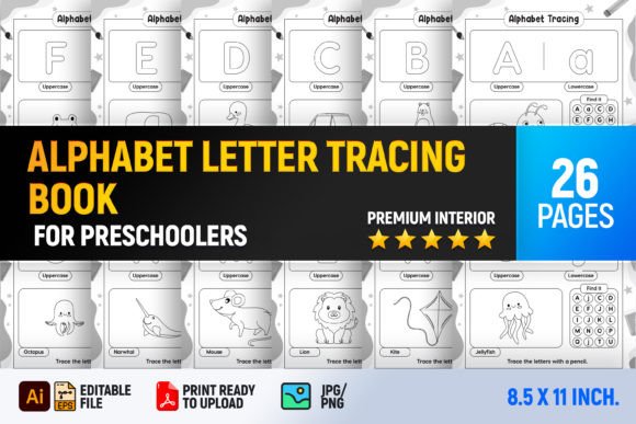 Download Alphabet Letter Tracing Book - Tracing Collection