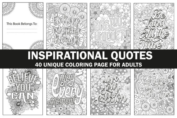 Download Inspirational Quotes Coloring Book Page - Inspirational quotes Collection