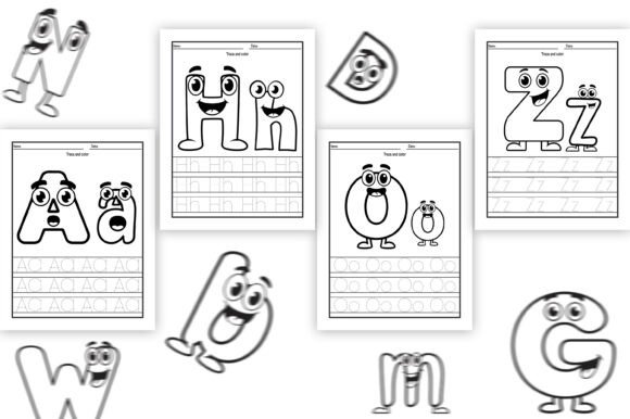 Download Alphabet Tracing and Coloring Pages - Tracing Collection