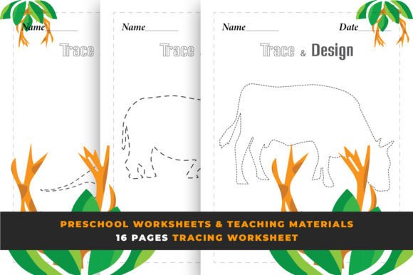 Download Animal Tracing Book - Tracing Collection