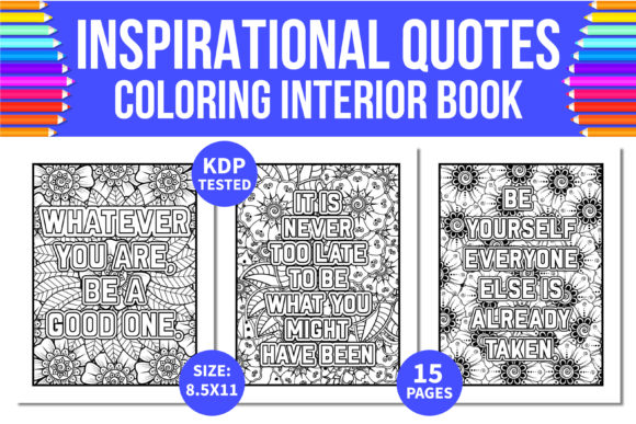 Download Inspirational Quotes Coloring Book Vol.1 - Inspirational quotes Collection