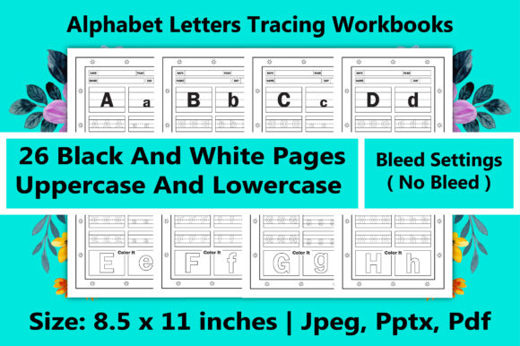 Download Alphabet Letters Tracing Workbooks - Tracing Collection