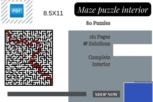 Download Kida Activity Maze Interior KDP 8.5x11 - Kdp 8.5x11 Collection