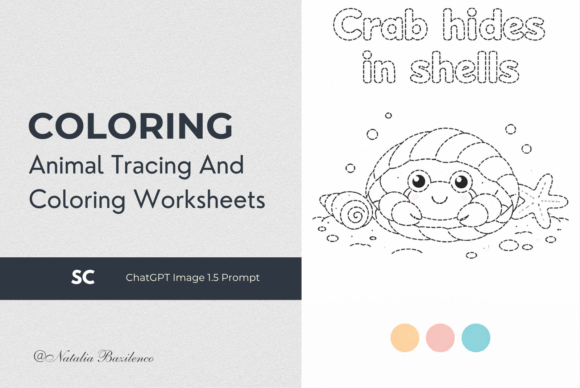 Download Animal Tracing &amp; Coloring Worksheets - Tracing Collection