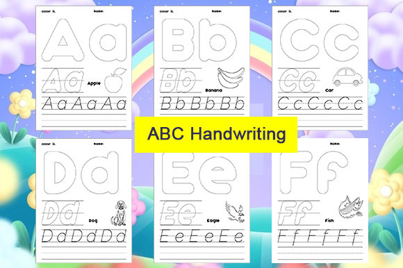 Download ABC Handwriting Tracing Book  a- Z - Tracing Collection
