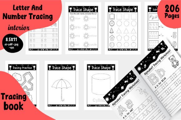 Download Alphabet and Number Tracing Workbook - Tracing Collection