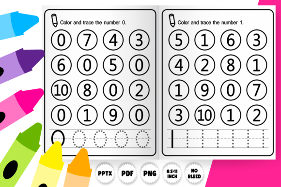 Download Preschool Numbers 0-10 Tracing Worksheet - Tracing Collection