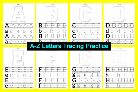 Download ABC Handwriting Tracing Book a-Z - Tracing Collection
