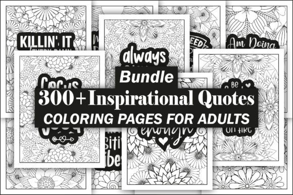 Download Inspirational Quotes Coloring Book Bundl - Inspirational quotes Collection